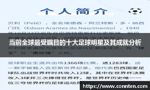 当前全球最受瞩目的十大足球明星及其成就分析